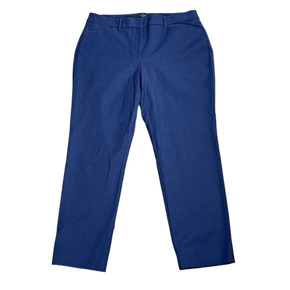 WHITE HOUSE BLACK MARKET The Slim Ankle Pant Navy Sz 10 NWOT - Picture 1 of 5